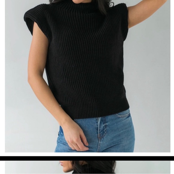 3 for $25 or $13 each! One size S/L . Padded shoulder sweater vest - Picture 4 of 6